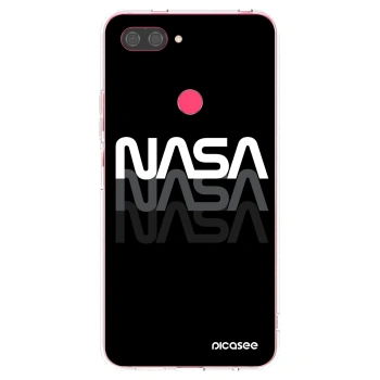 Picasee silikónový prehľadný obal pre Xiaomi Mi 8 Lite - NASA Triple
