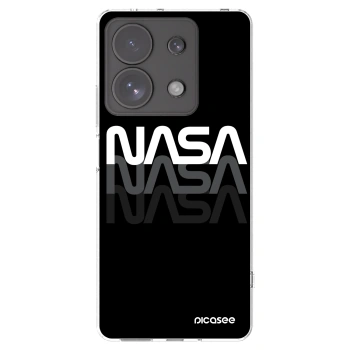 Picasee silikónový prehľadný obal pre Xiaomi Redmi Note 13 Pro 4G - NASA Triple