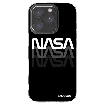 Picasee silikónový prehľadný obal pre Apple iPhone 16 Pro - NASA Triple