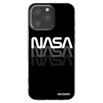 Picasee silikónový prehľadný obal pre Apple iPhone 16 Pro Max - NASA Triple