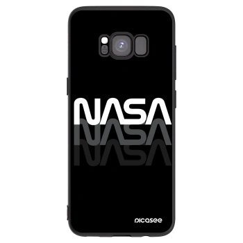 Picasee silikónový čierny obal pre Samsung Galaxy S8 G950F - NASA Triple