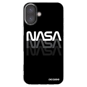 Picasee silikónový prehľadný obal pre Apple iPhone 16 Plus - NASA Triple