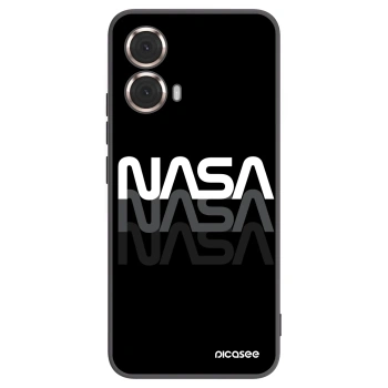 Picasee silikónový čierny obal pre Motorola Moto G85 - NASA Triple