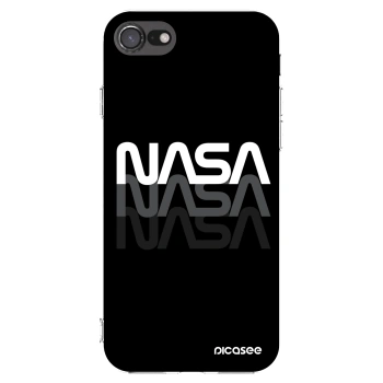 Picasee silikónový prehľadný obal pre Apple iPhone 7 - NASA Triple