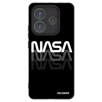 Picasee silikónový čierny obal pre Xiaomi Redmi Note 14 5G - NASA Triple