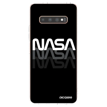Picasee silikónový prehľadný obal pre Samsung Galaxy S10 Plus G975 - NASA Triple
