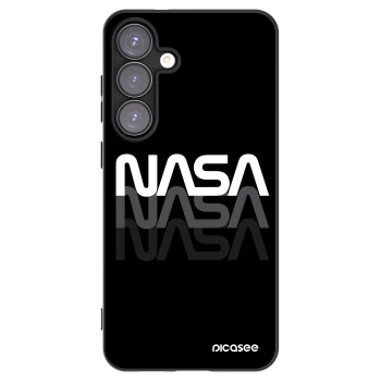 Picasee silikónový čierny obal pre Samsung Galaxy S25+ 5G - NASA Triple