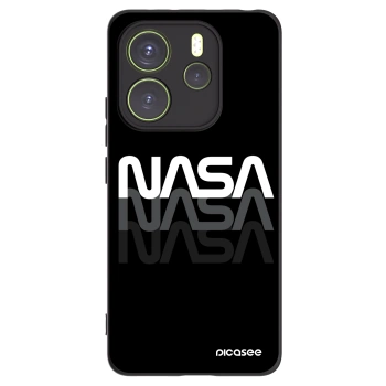 Picasee silikónový čierny obal pre Xiaomi Redmi Note 14 4G - NASA Triple