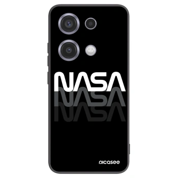 Picasee silikónový čierny obal pre Xiaomi Redmi Note 14S - NASA Triple