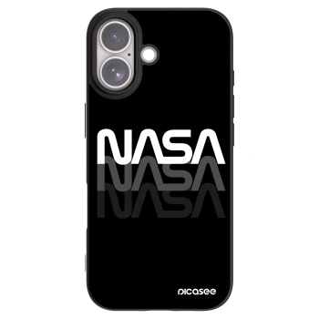 Picasee silikónový čierny obal pre Apple iPhone 17 - NASA Triple