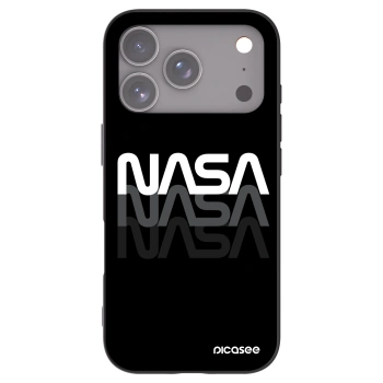 Picasee silikónový čierny obal pre Apple iPhone 17 Pro - NASA Triple