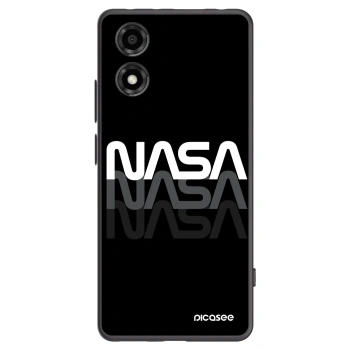 Picasee silikónový čierny obal pre Motorola Moto E14 - NASA Triple