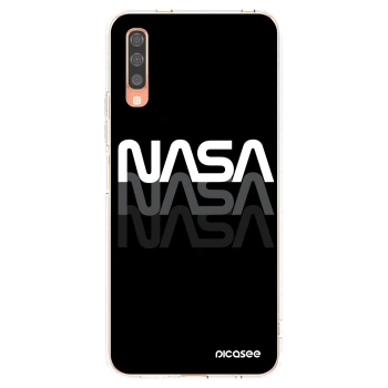 Picasee silikónový prehľadný obal pre Samsung Galaxy A70 A705F - NASA Triple