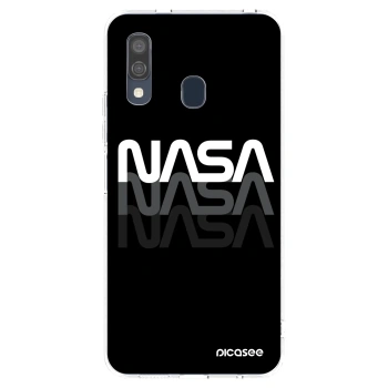 Picasee silikónový prehľadný obal pre Samsung Galaxy A40 A405F - NASA Triple