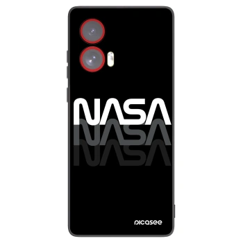 Picasee silikónový čierny obal pre Motorola Edge 50 Fusion - NASA Triple