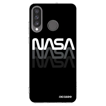 Picasee silikónový prehľadný obal pre Huawei P30 Lite - NASA Triple