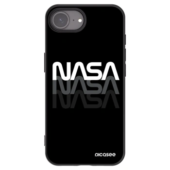 Picasee silikónový čierny obal pre Apple iPhone 17e - NASA Triple