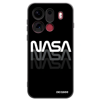 Picasee silikónový čierny obal pre OPPO Find X9 Pro - NASA Triple