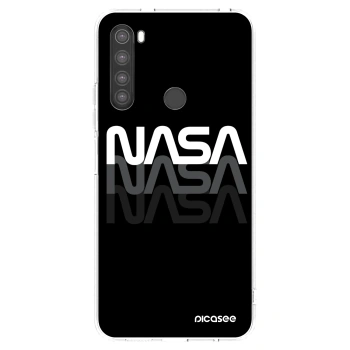 Picasee silikónový prehľadný obal pre Xiaomi Redmi Note 8 - NASA Triple