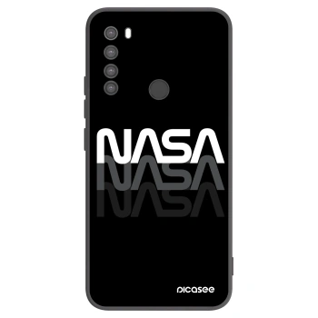 Picasee silikónový čierny obal pre Xiaomi Redmi Note 8 - NASA Triple