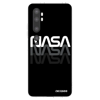 Picasee silikónový prehľadný obal pre Xiaomi Mi Note 10 (Pro) - NASA Triple