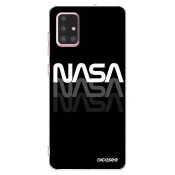 Picasee silikónový prehľadný obal pre Samsung Galaxy A71 A715F - NASA Triple