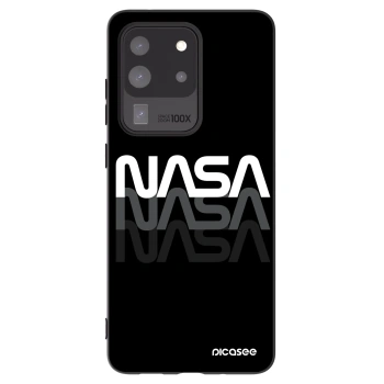 Picasee silikónový čierny obal pre Samsung Galaxy S20 Ultra 5G G988F - NASA Triple