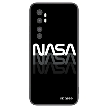 Picasee silikónový čierny obal pre Xiaomi Mi Note 10 Lite - NASA Triple
