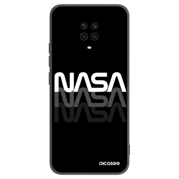 Picasee silikónový čierny obal pre Xiaomi Redmi Note 9S - NASA Triple