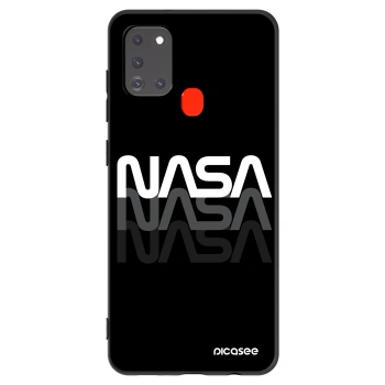 Picasee silikónový čierny obal pre Samsung Galaxy A21s - NASA Triple