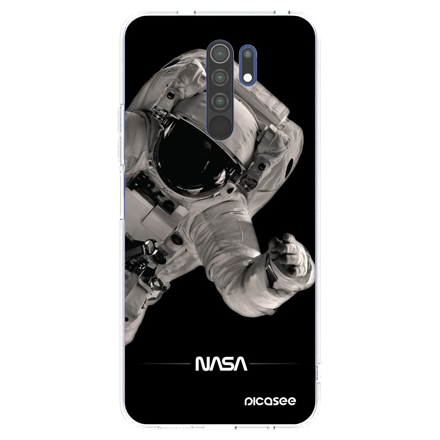 Picasee silikónový prehľadný obal pre Xiaomi Redmi 9 - Astronaut Big