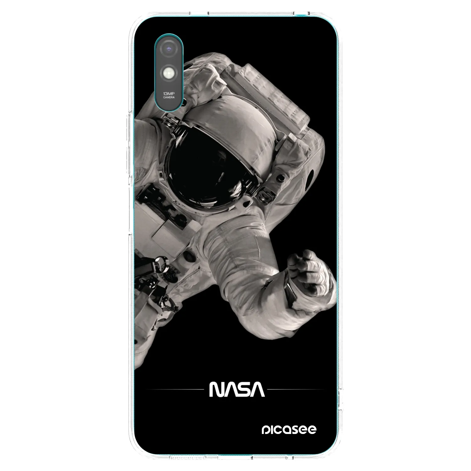 Picasee silikónový prehľadný obal pre Xiaomi Redmi 9A - Astronaut Big