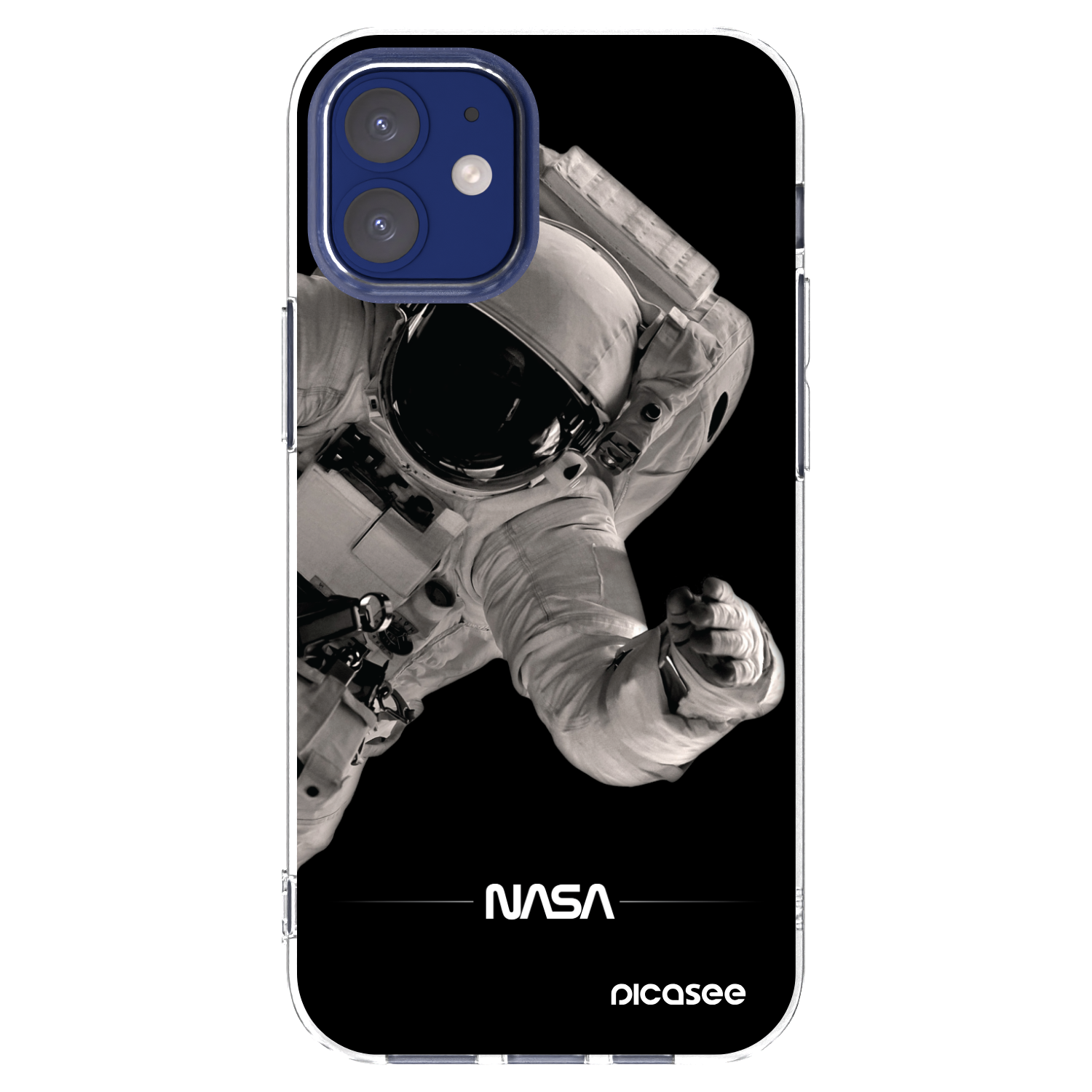 Picasee silikónový prehľadný obal pre Apple iPhone 12 mini - Astronaut Big