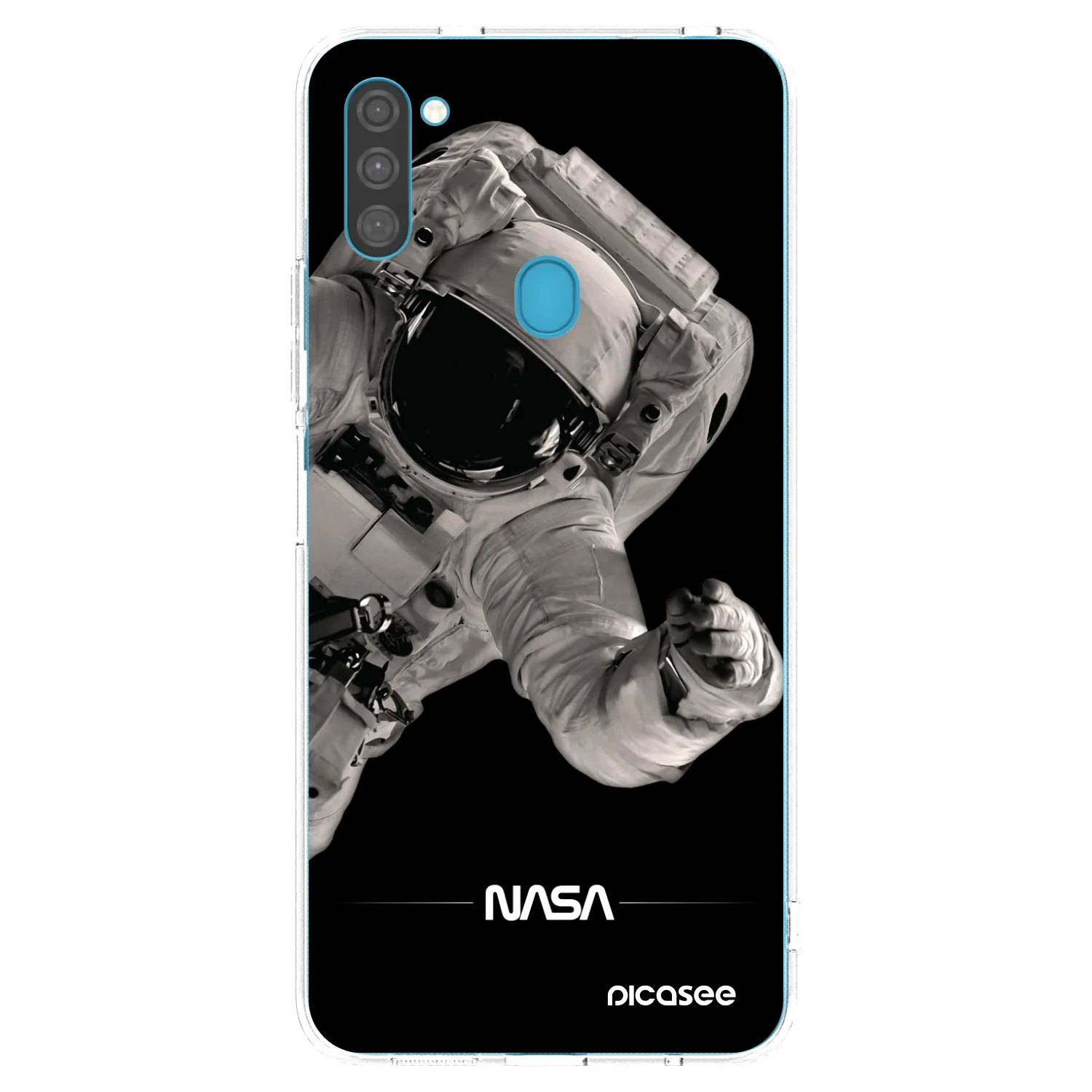 Picasee silikónový prehľadný obal pre Samsung Galaxy M11 - Astronaut Big