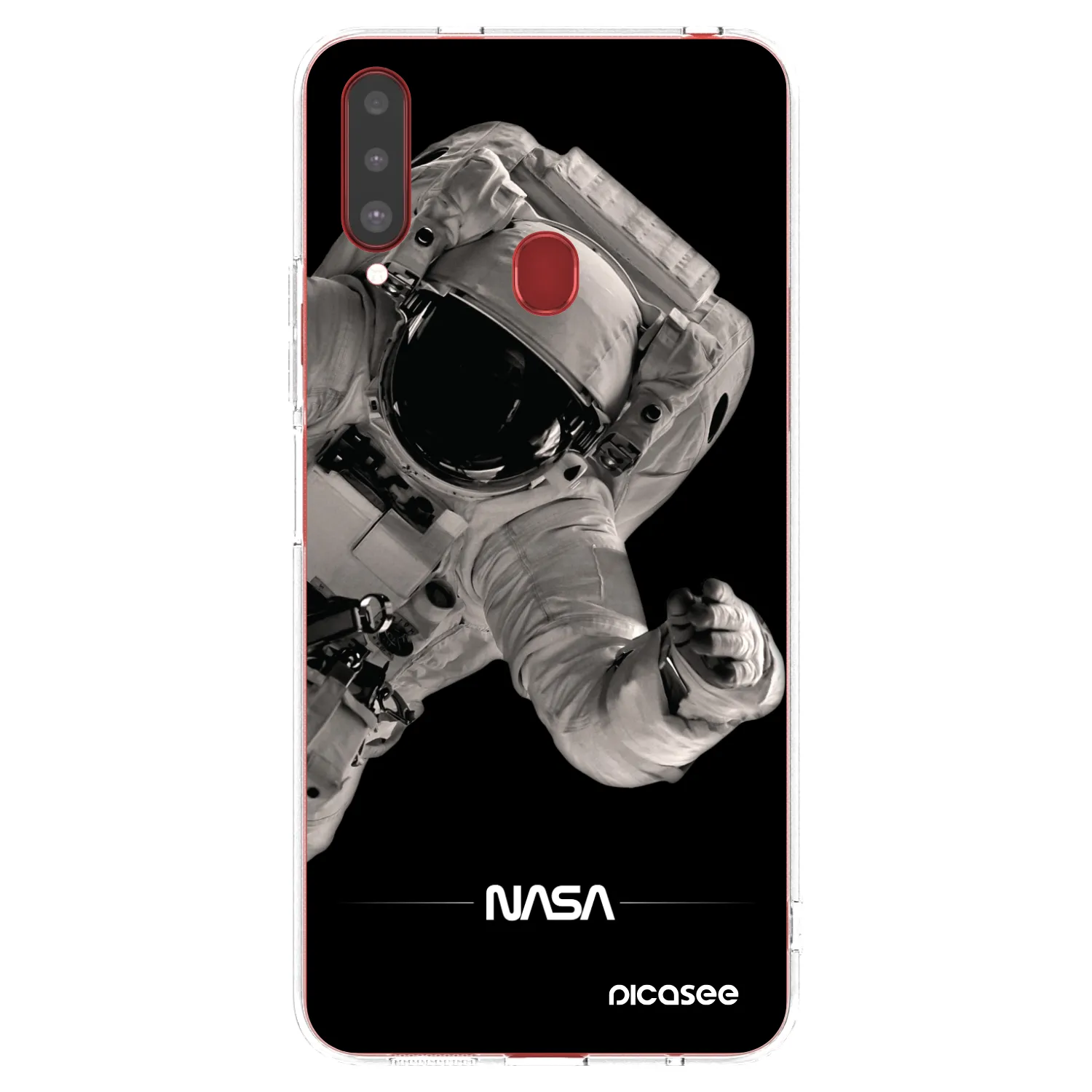 Picasee silikónový prehľadný obal pre Samsung Galaxy A20s - Astronaut Big