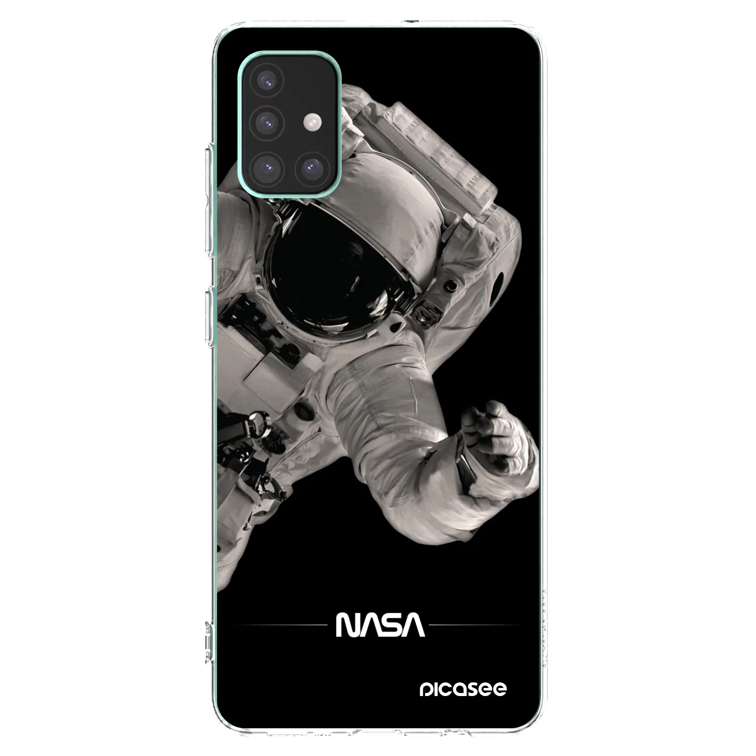 Picasee silikónový prehľadný obal pre Samsung Galaxy M51 M515F - Astronaut Big