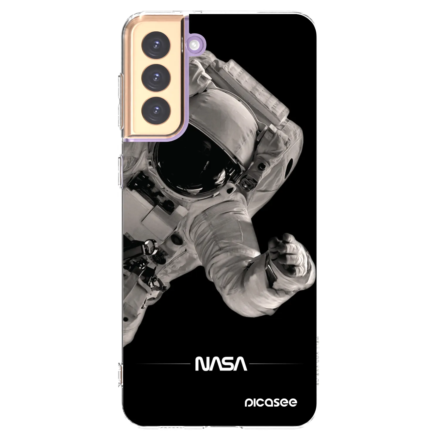 Picasee silikónový prehľadný obal pre Samsung Galaxy S21+ 5G G996F - Astronaut Big