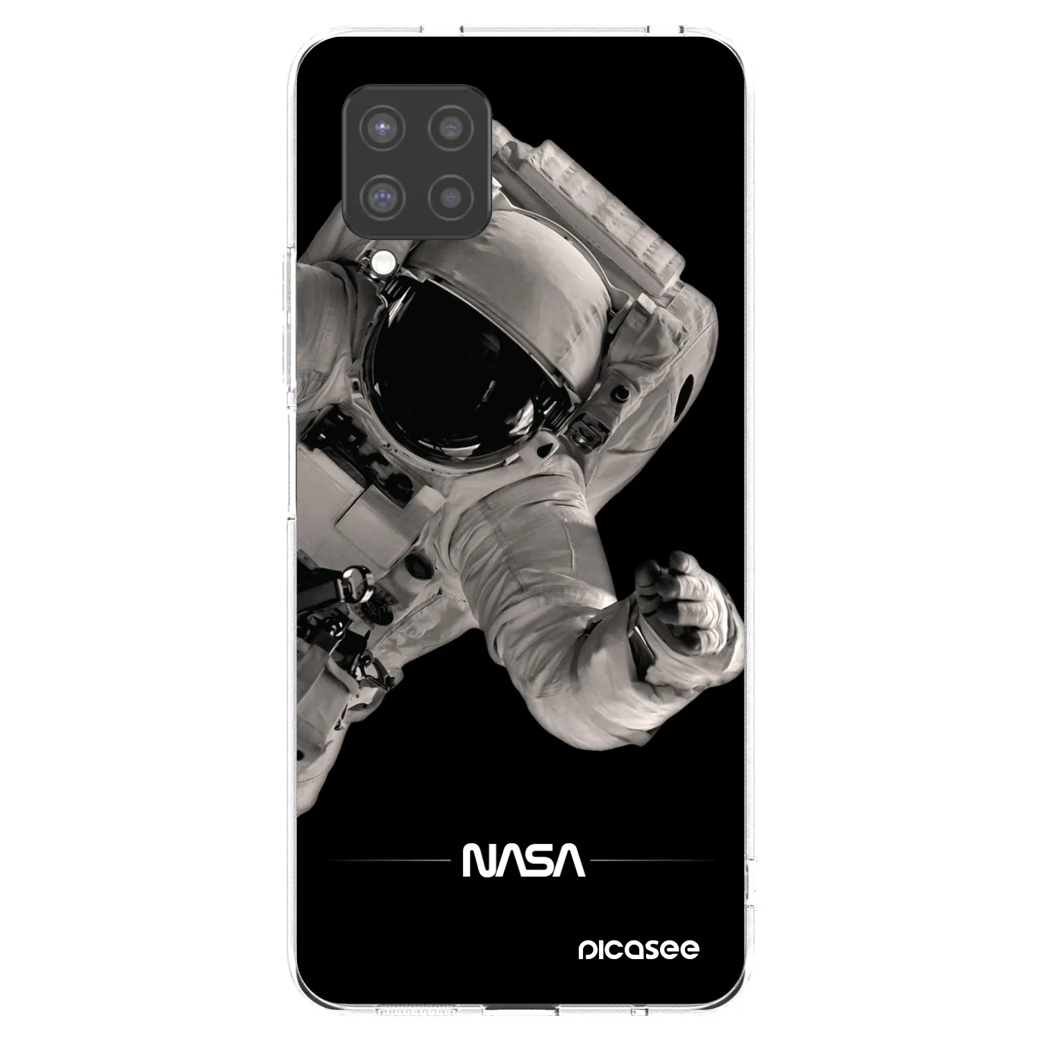 Picasee silikónový prehľadný obal pre Samsung Galaxy A42 A426B - Astronaut Big