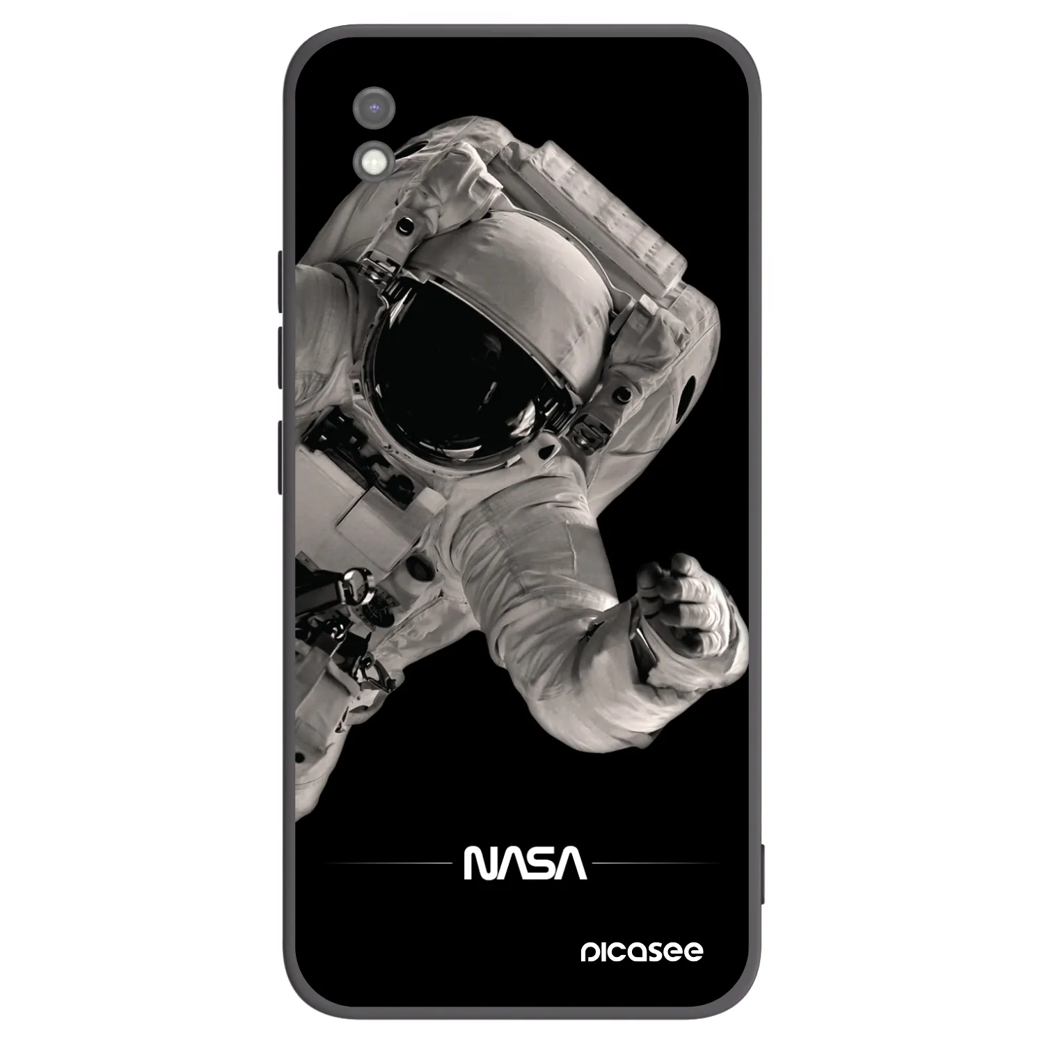 Picasee silikónový čierny obal pre Xiaomi Redmi 9AT - Astronaut Big