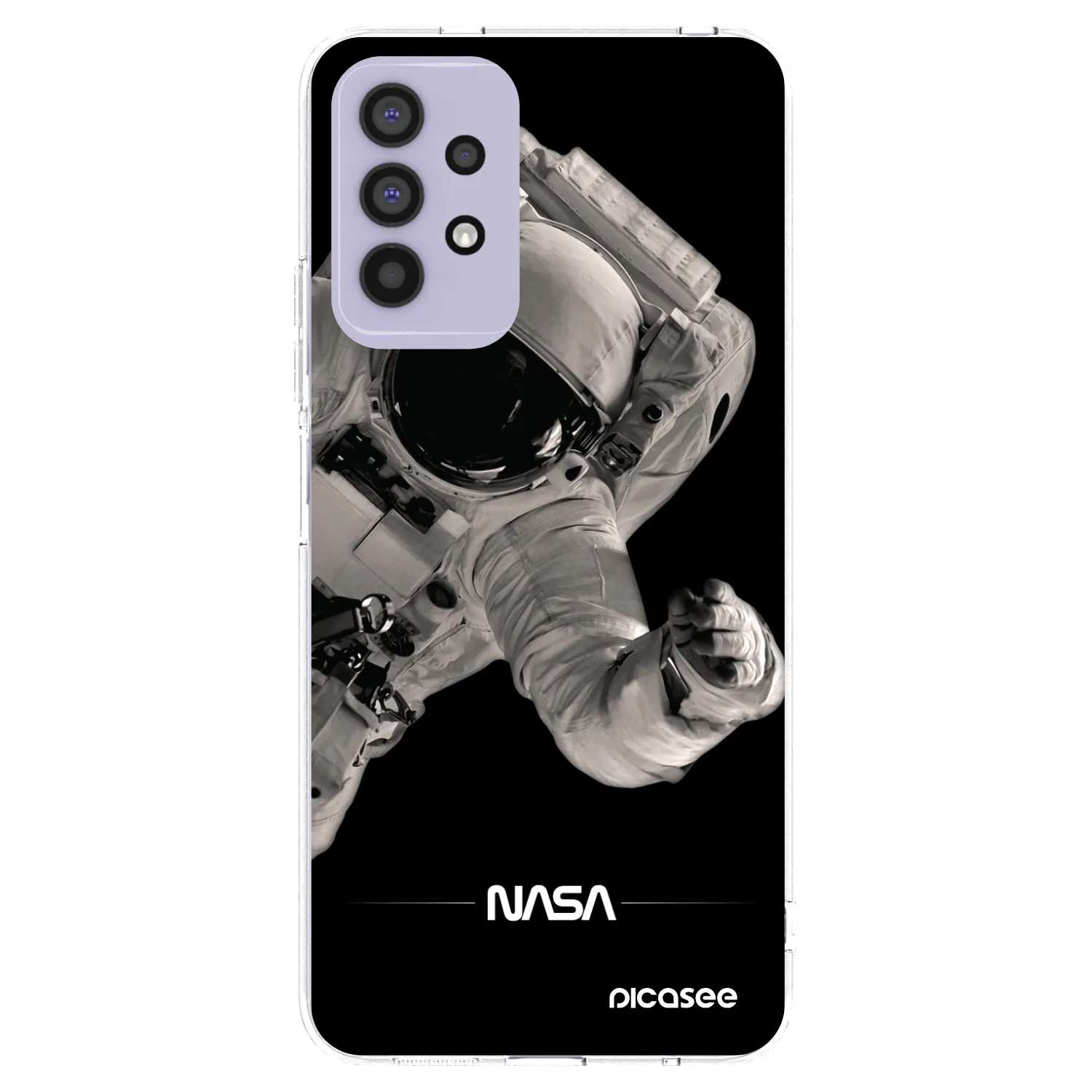 Picasee silikónový prehľadný obal pre Samsung Galaxy A32 4G SM-A325F - Astronaut Big