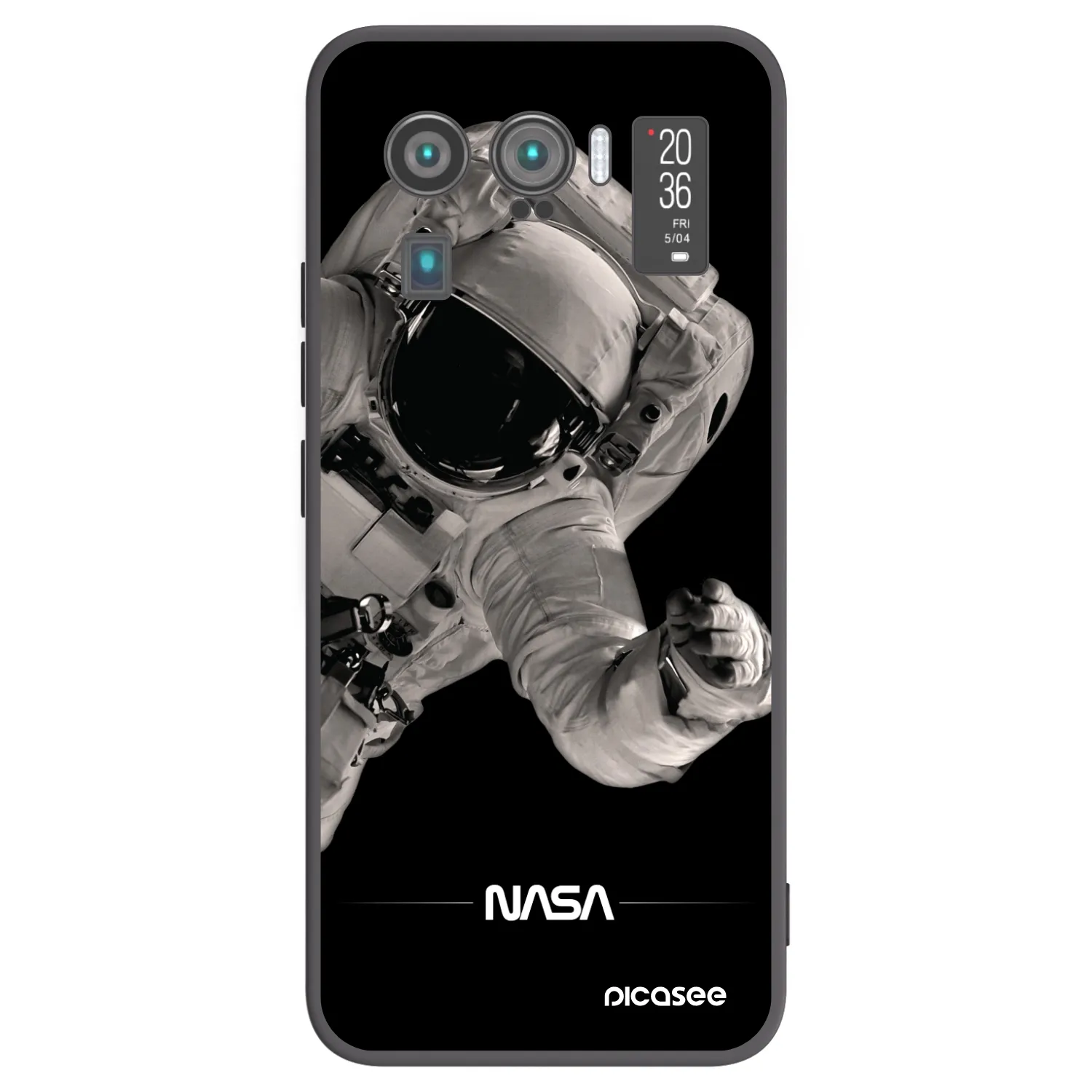 Picasee silikónový čierny obal pre Xiaomi Mi 11 Ultra - Astronaut Big