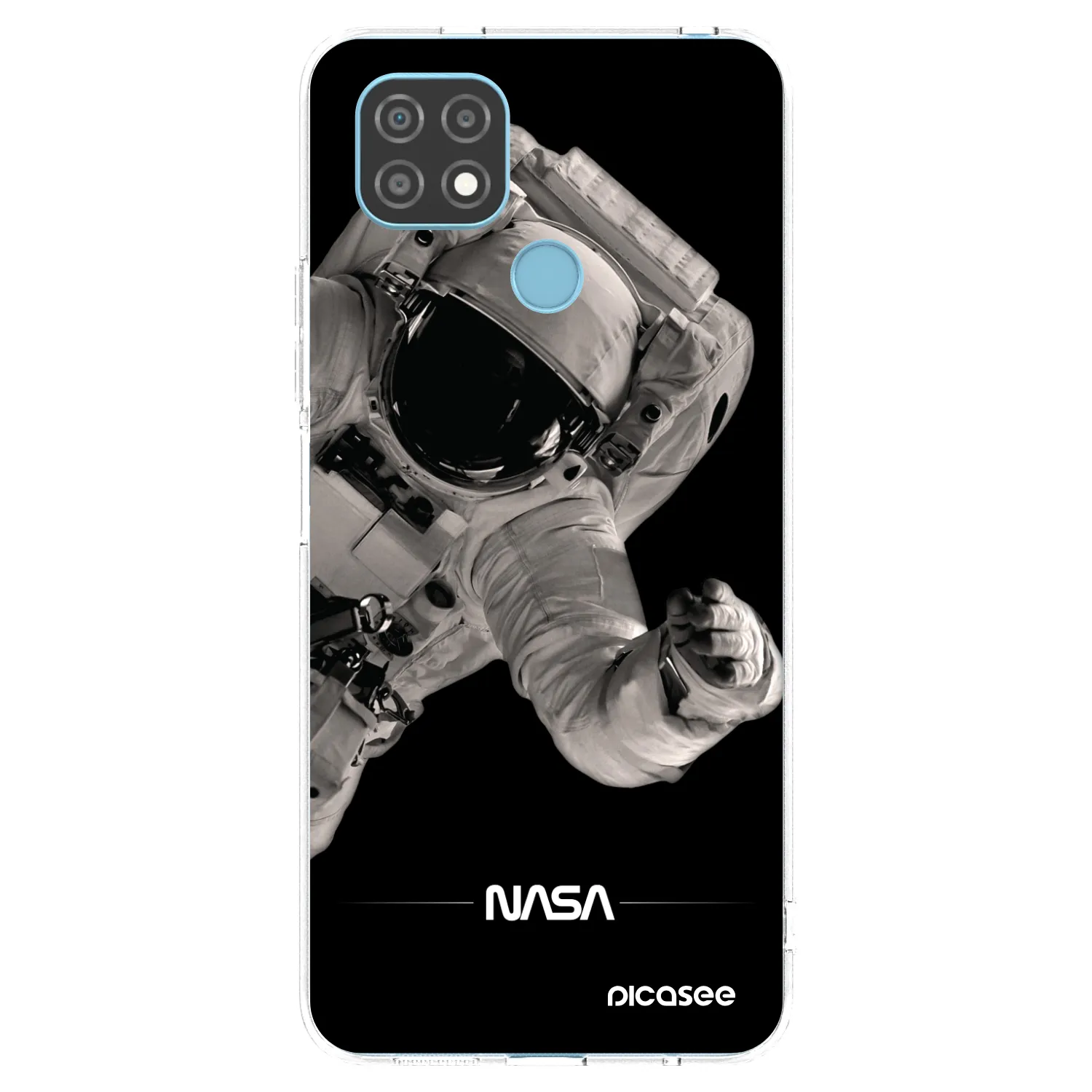 Picasee silikónový prehľadný obal pre Realme C21 - Astronaut Big