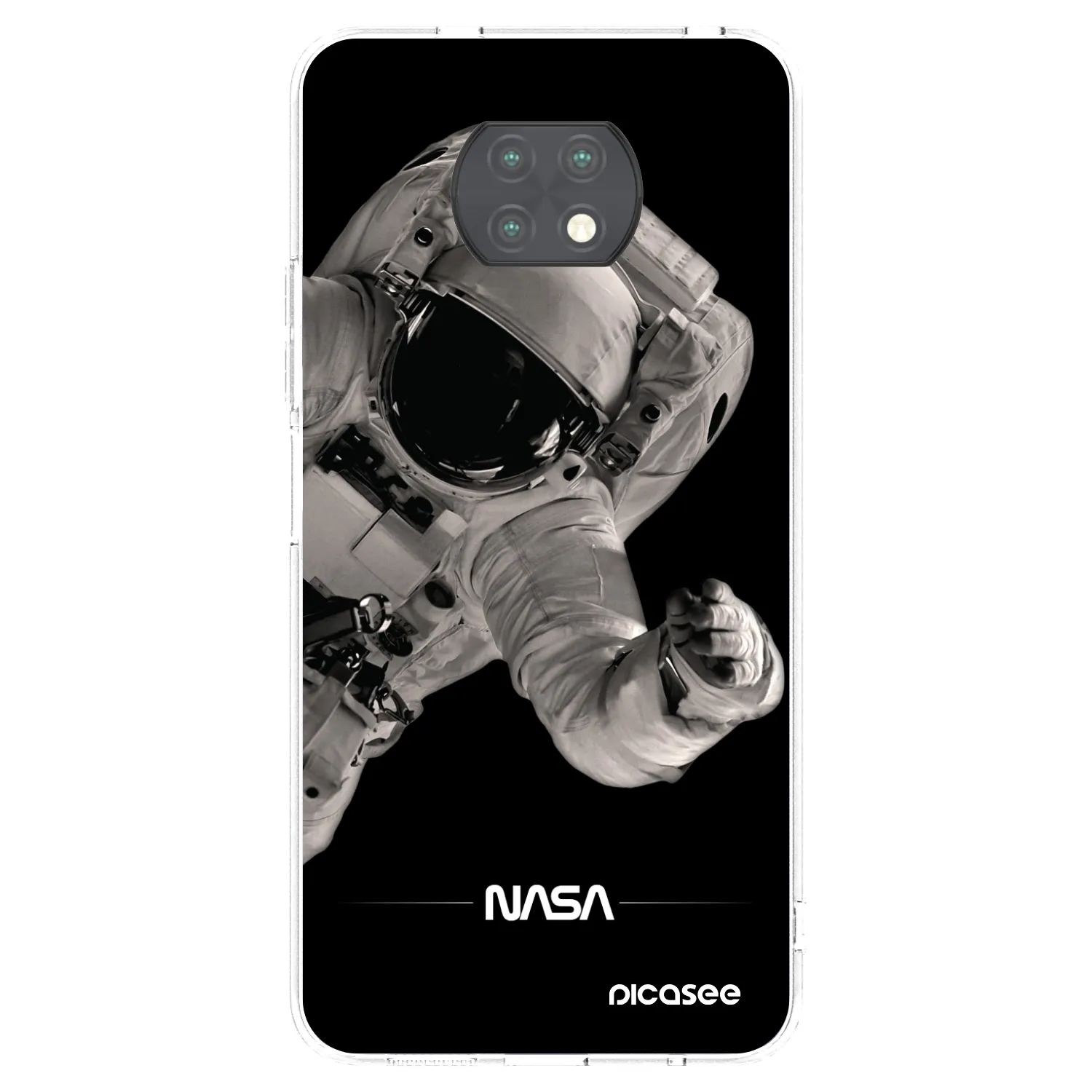 Silikónový prehľadný obal pre Xiaomi Redmi Note 9T - Astronaut Big