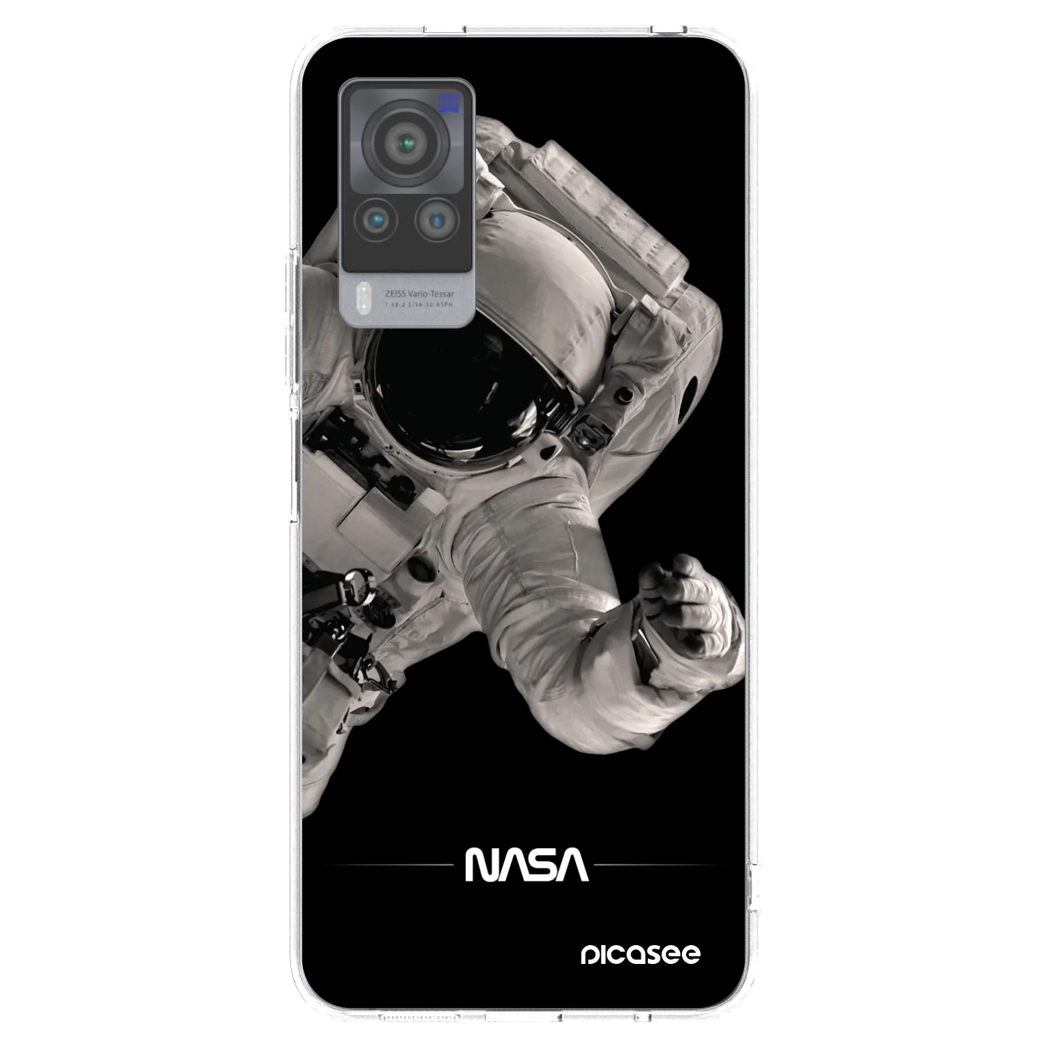 Picasee silikónový prehľadný obal pre Vivo X60 Pro 5G - Astronaut Big