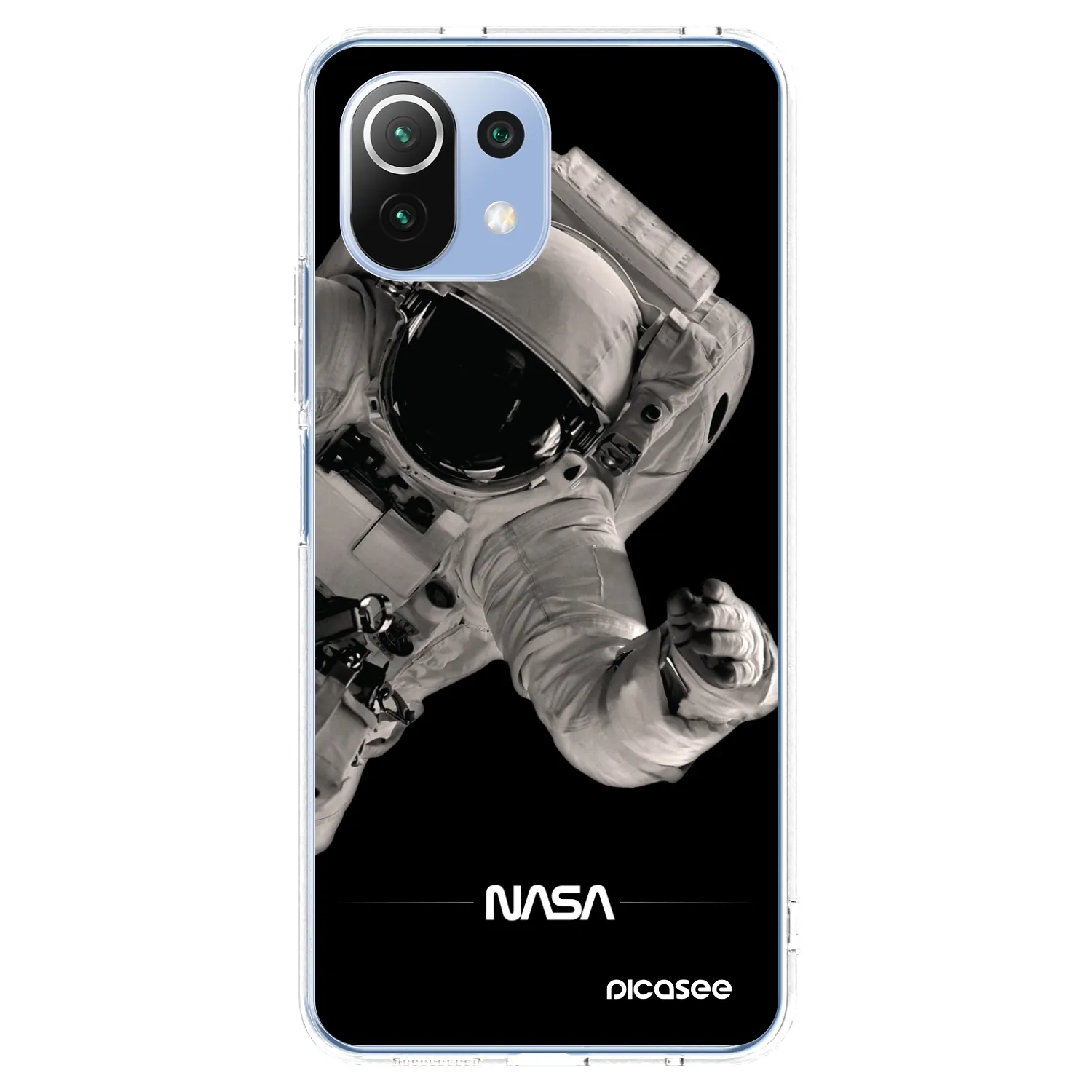 Picasee silikónový prehľadný obal pre Xiaomi 11 Lite 5G NE - Astronaut Big