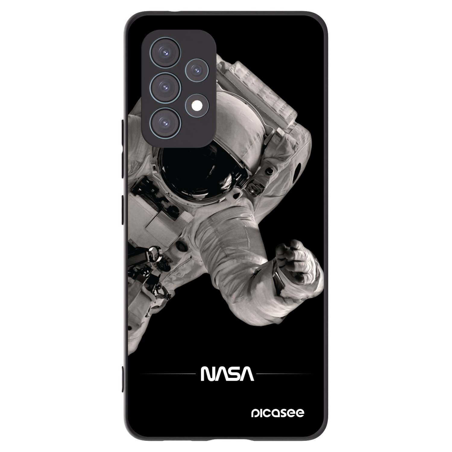 Picasee silikónový čierny obal pre Samsung Galaxy A53 5G A536 - Astronaut Big