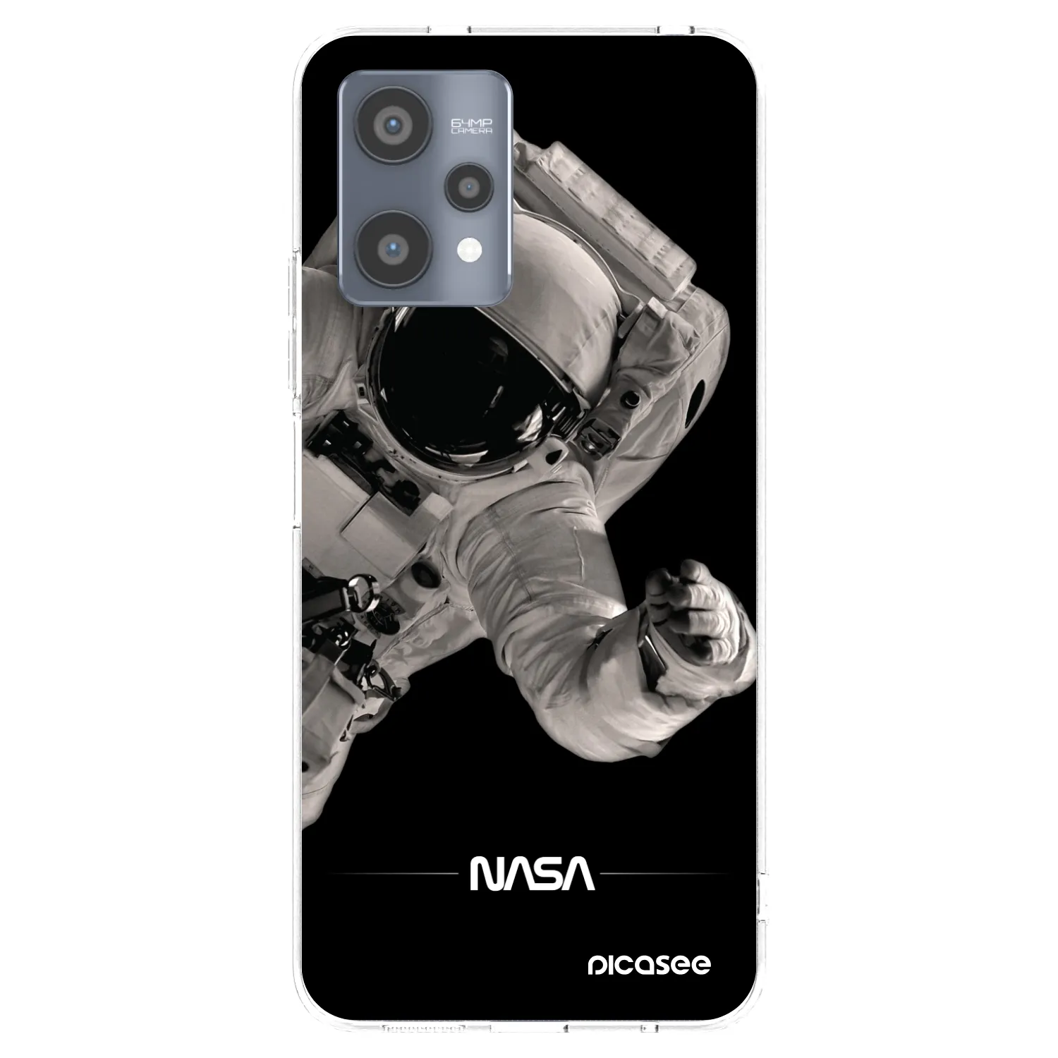 Picasee silikónový prehľadný obal pre Realme 9 Pro 5G - Astronaut Big