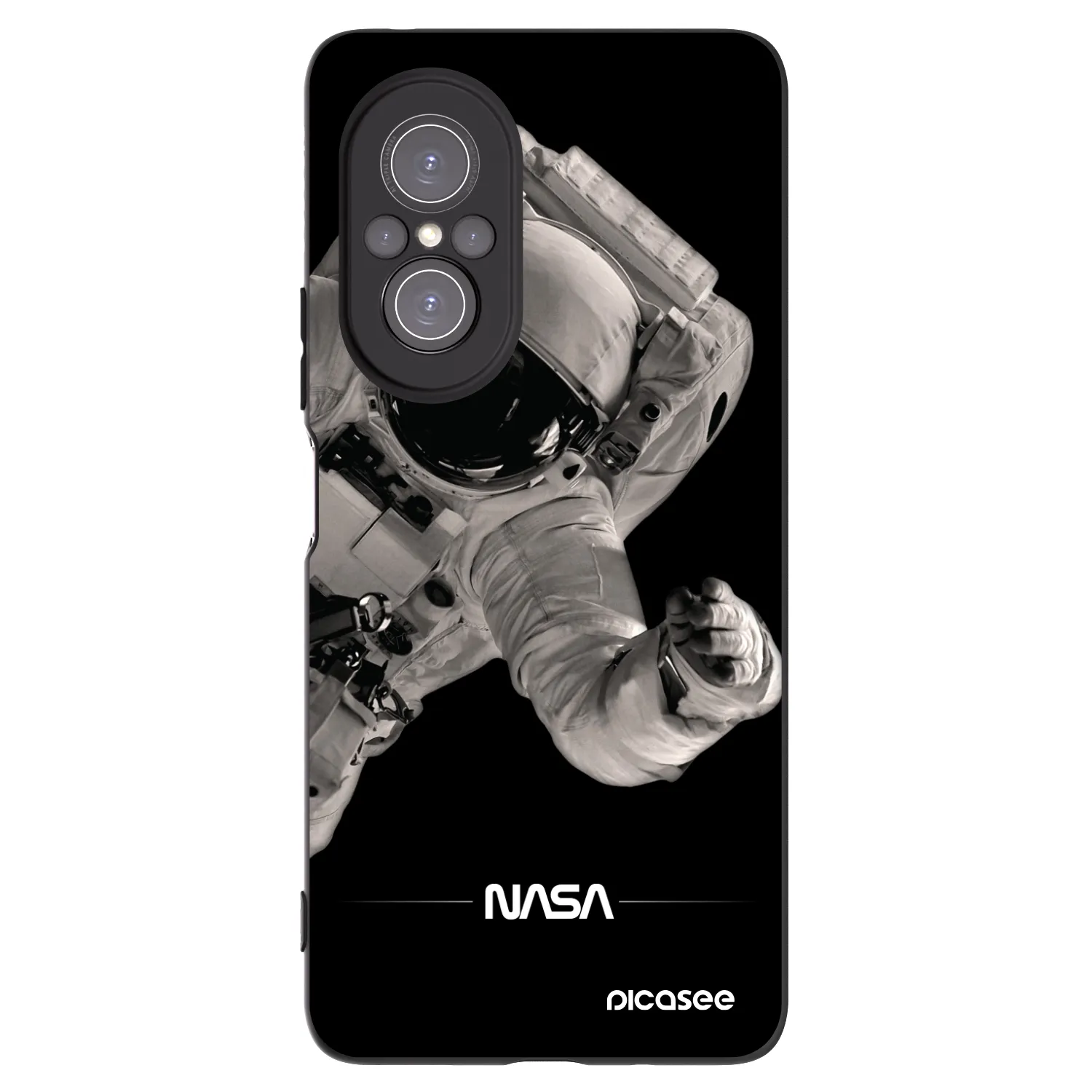 Picasee silikónový čierny obal pre Huawei Nova 9 SE - Astronaut Big