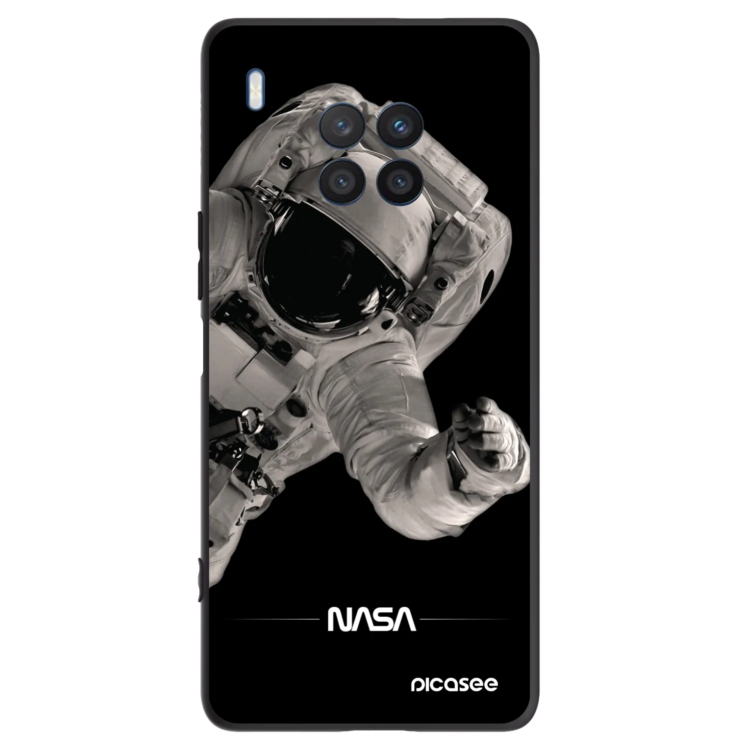 Picasee silikónový čierny obal pre Honor 50 Lite - Astronaut Big