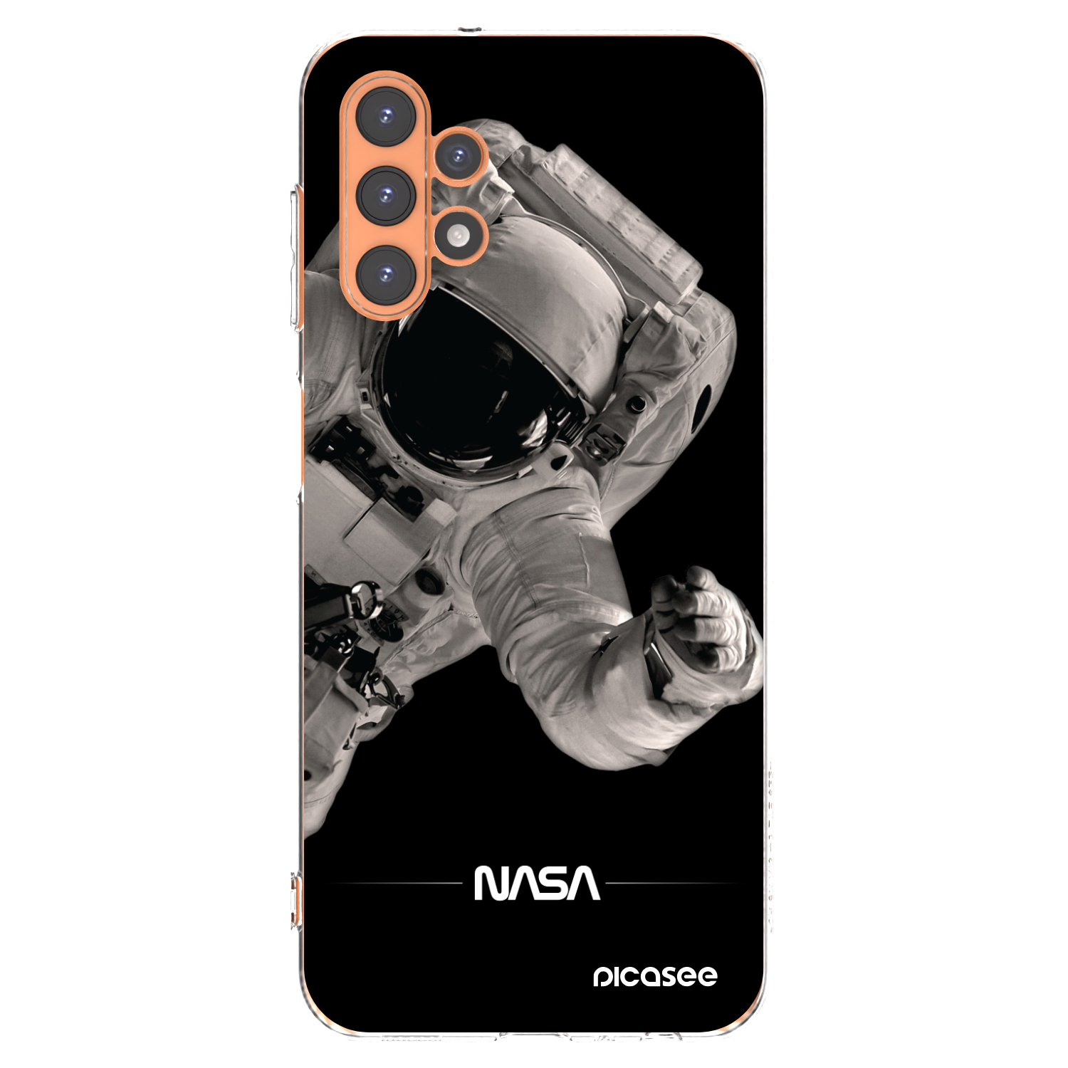 Picasee silikónový prehľadný obal pre Samsung Galaxy A13 4G A135 - Astronaut Big